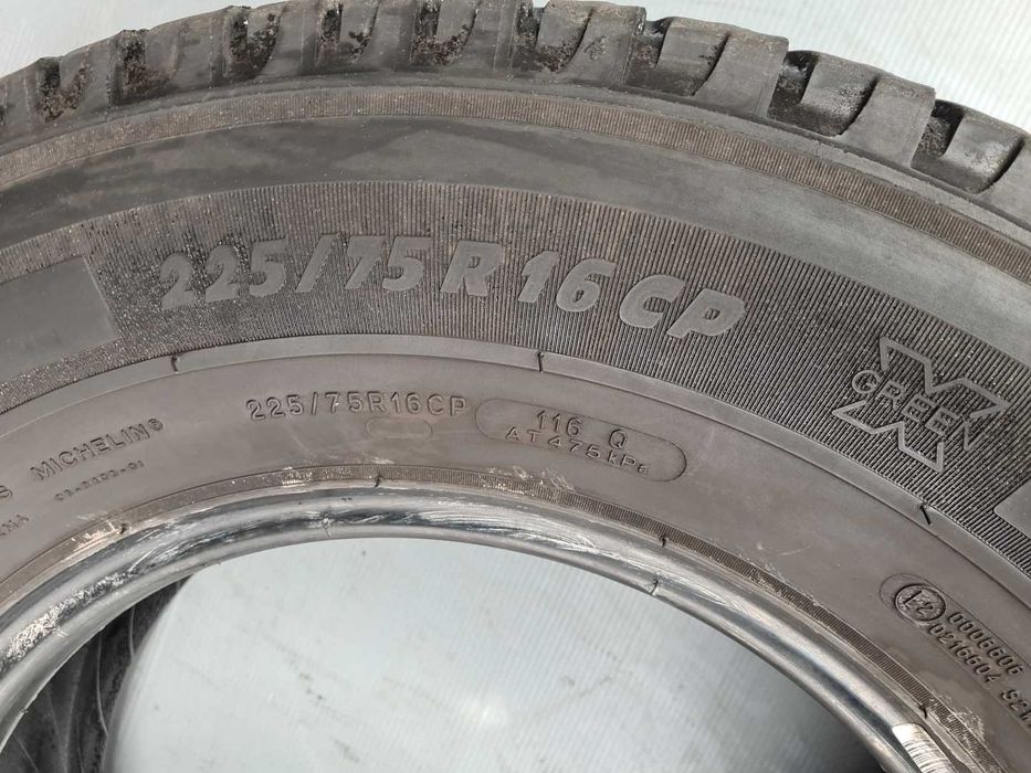 2x MICHELIN Agilis Camping 225/75/16CP 116Q 2x6mm 2021 Kamper Lato