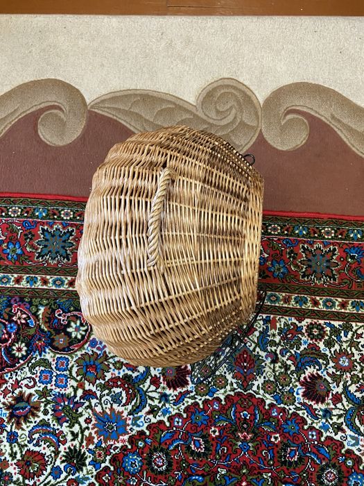 Переноска для котів плетена