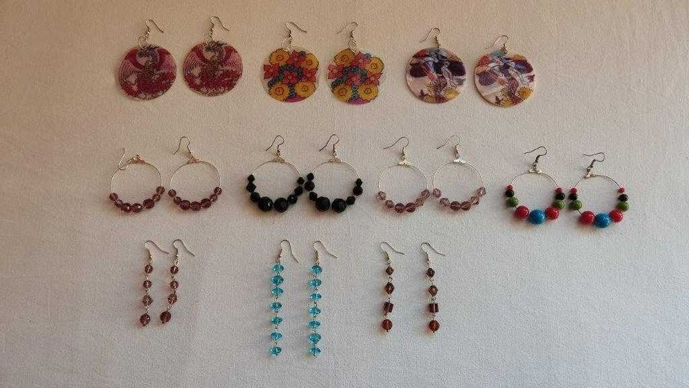 kolczyki ręcznie robione