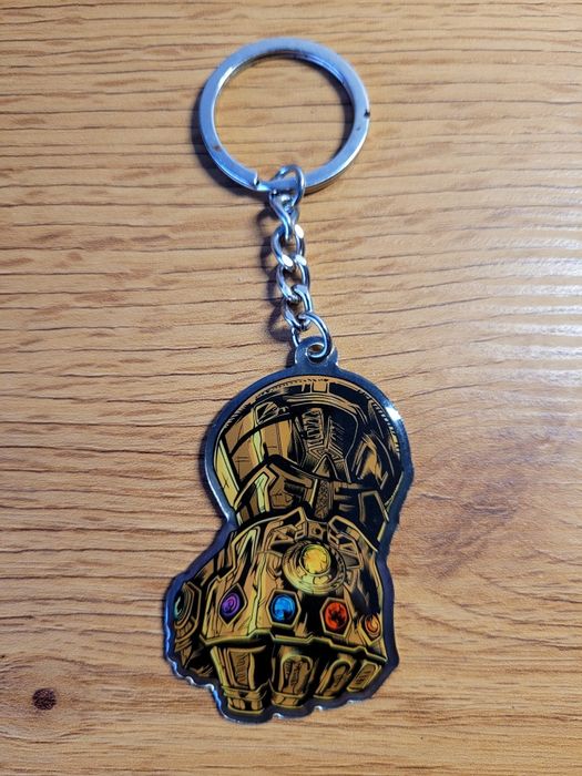 Breloki Marvel - Iron Man, Spider-Man, Czarna Pantera, Rękawica