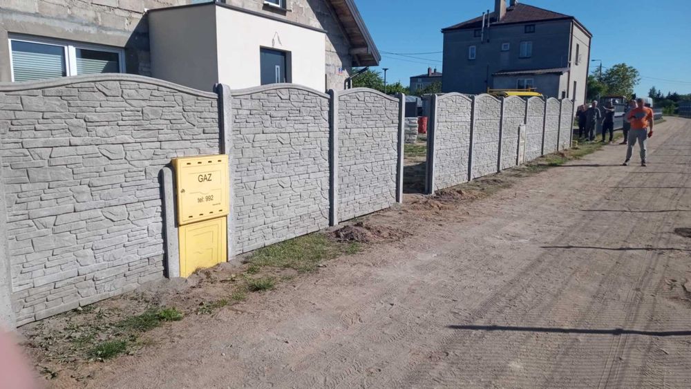 Ogrodzenia betonowe, duży wybór wzorów, PRODUCENT