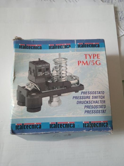 Механічне реле тиску Italtecnica PM/5G,.