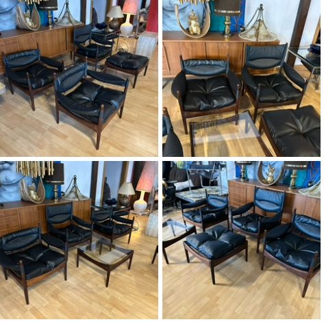 Kristian Vedel dla Willadsen Møbelfabrik. Zestaw mebli. Palisander