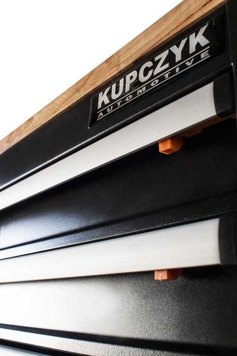 Stół warsztatowy szafka wózek 10 szuflad narzędziowy z tablicą Kupczyk