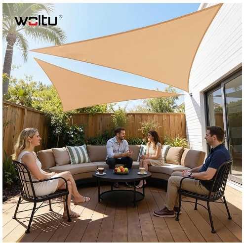 Toldo Vela Triangular 5x7x7 m