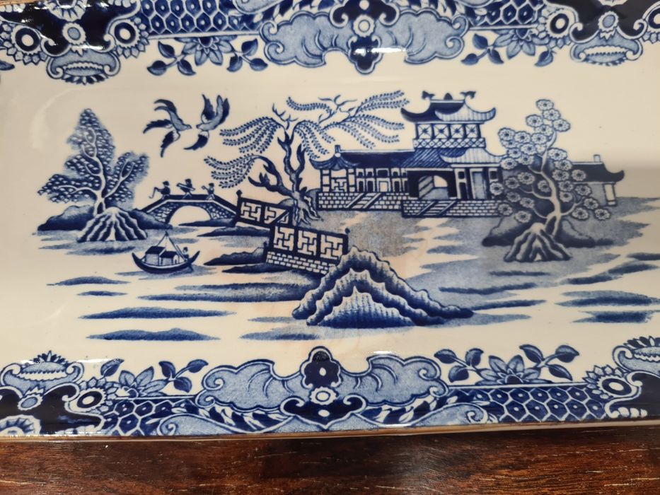 Chávenas  e torteira inglesas Burleigh ware