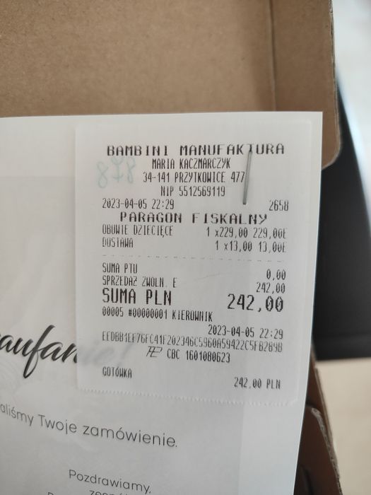 Balerinki Bambini Manufaktura rozm.26