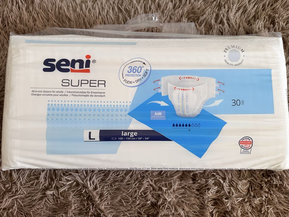 Підгузки для дорослих Super Seni large