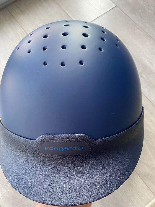 Toque de equitação 120 marinho/azul real, como novo