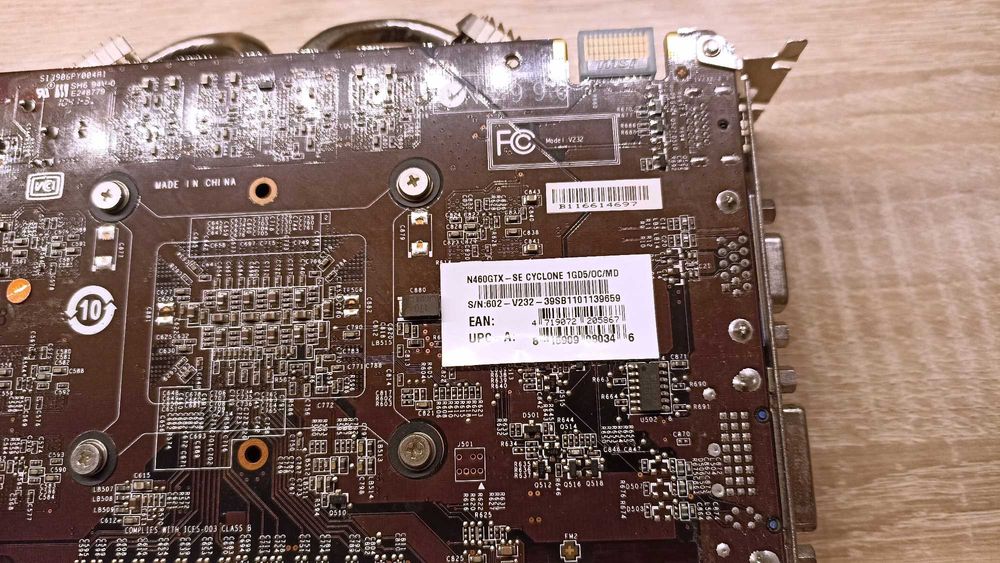 Karta MSI GeForce GTX 460 Cyclone | 1GB GDDR5 | Niesprawdzona | Retro