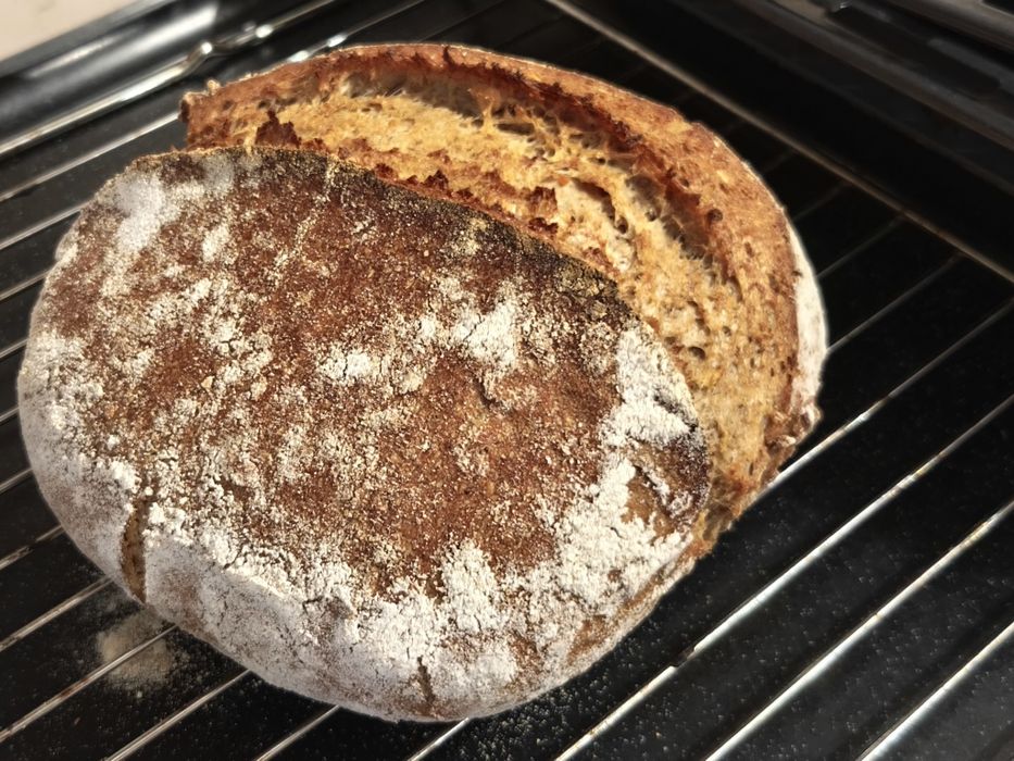 Закваска цільнозернова+перевірений рецепт хліба