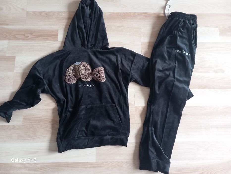 Palm angels komplet welurowy s damski