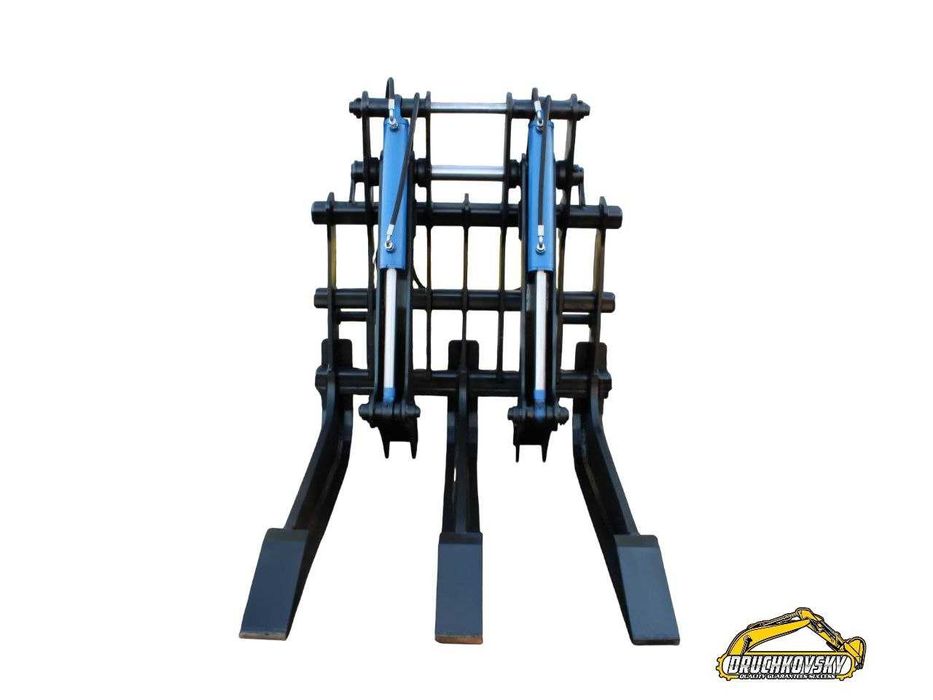 Гідравлічний захват на навантажувач | Вила | Захват для деревини,