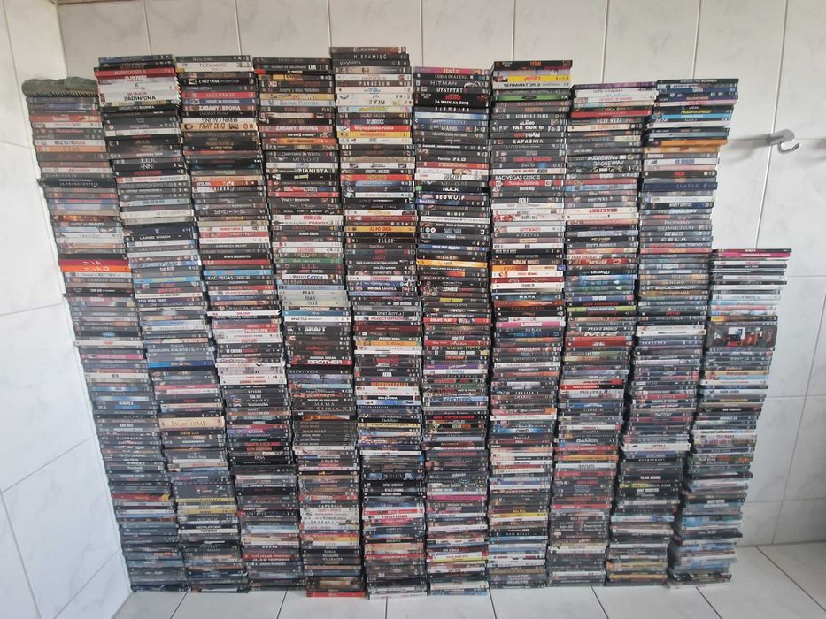Ogromna prywatna kolekcja płyt Dvd na sprzedaż - ponad 1200 tytułów
