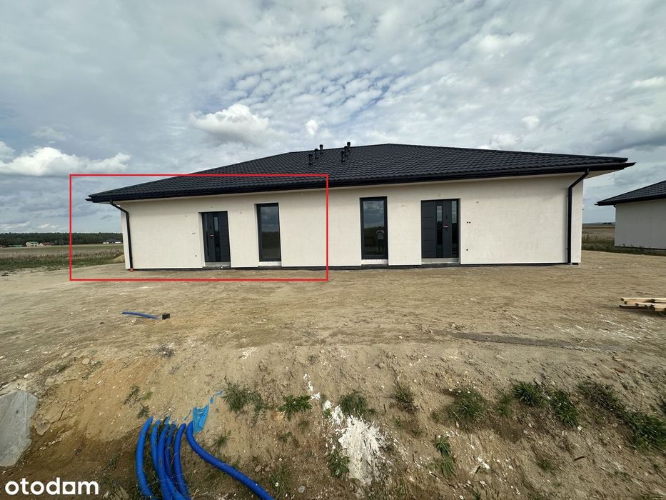 Dom bliźniak 82m2, działka 345m2, okolice Wielunia