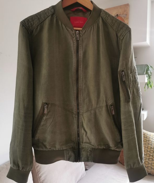 ZARA  kurtka bomberka  kol. khaki  R M
