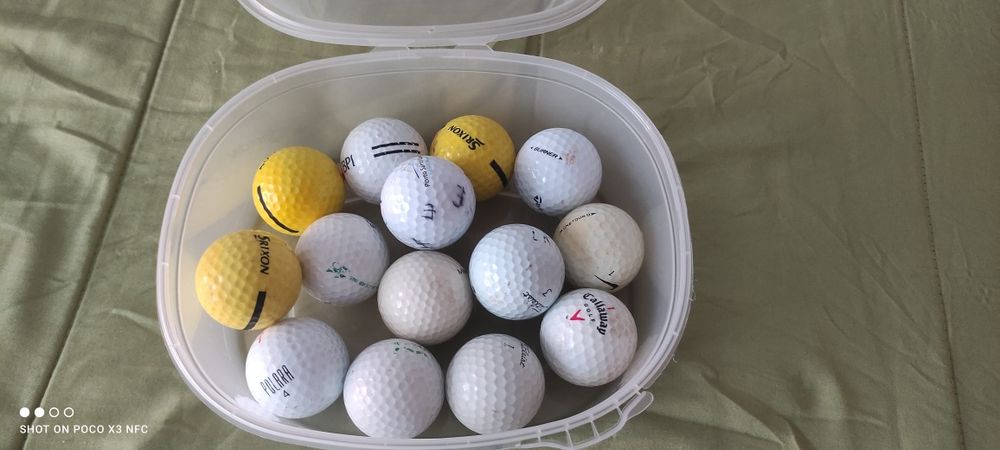 Lote Bolas Golfe Usadas (Titleist, Srixon, Callaway, TaylorMade)