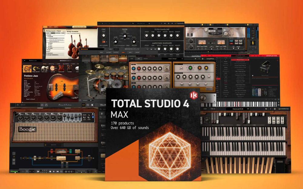 Продам акаунт IK Multimedia з повним пакетом Total Studio 4 MAX