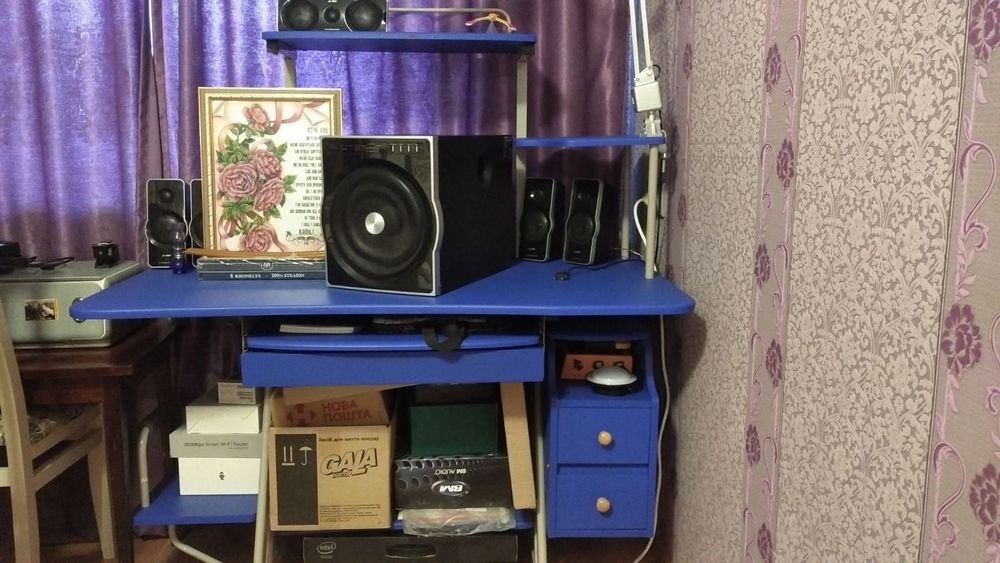 Комп'ютерний стіл дерево для комп'ютера (компютера, пк, ноутбука)