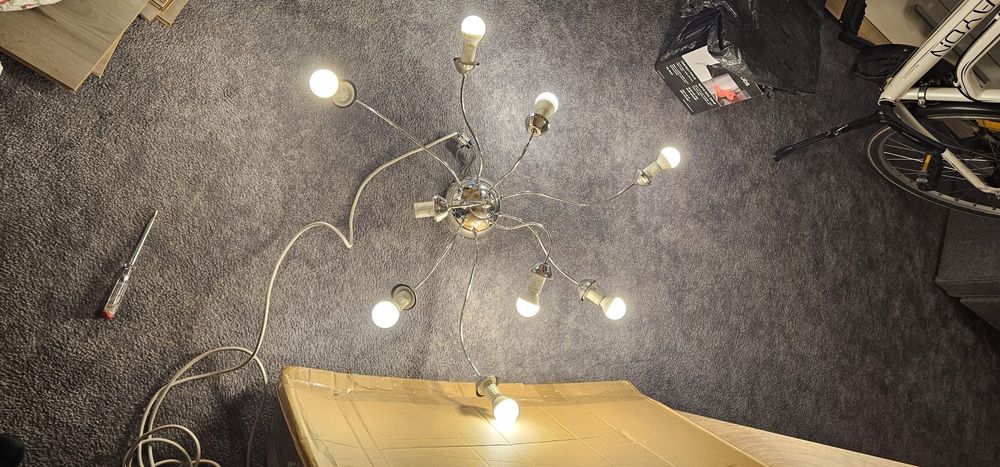 Duża solidna lampa Loftowa plus żarówki Tanio
