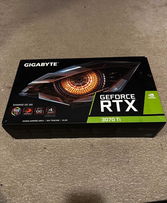 RTX 3070 Ti Gigabyte jak nowa