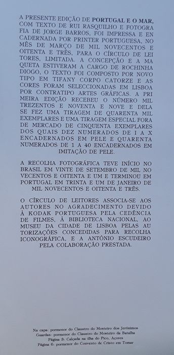 Livro: Portugal e o Mar, Rui Rasquilho e Jorge Barros