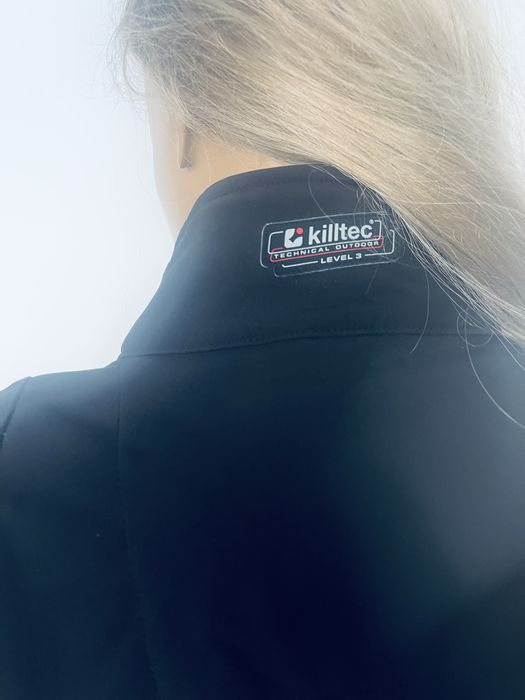 Killtec płaszcz Softshell czarny damski 36 S widoodporny