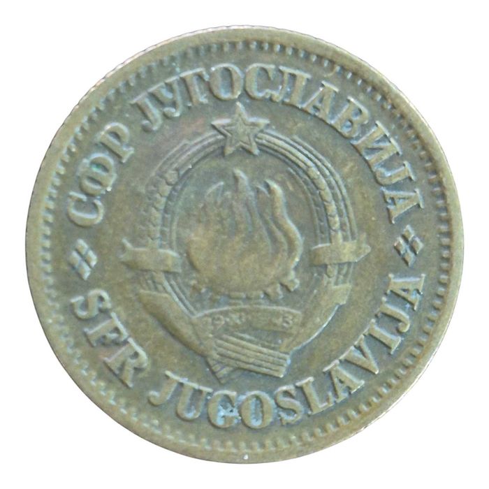 Jugoslávia. Moeda 20 para 1975