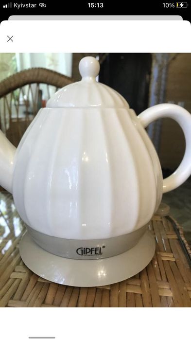 Електрочайник керамічний  Gipfel