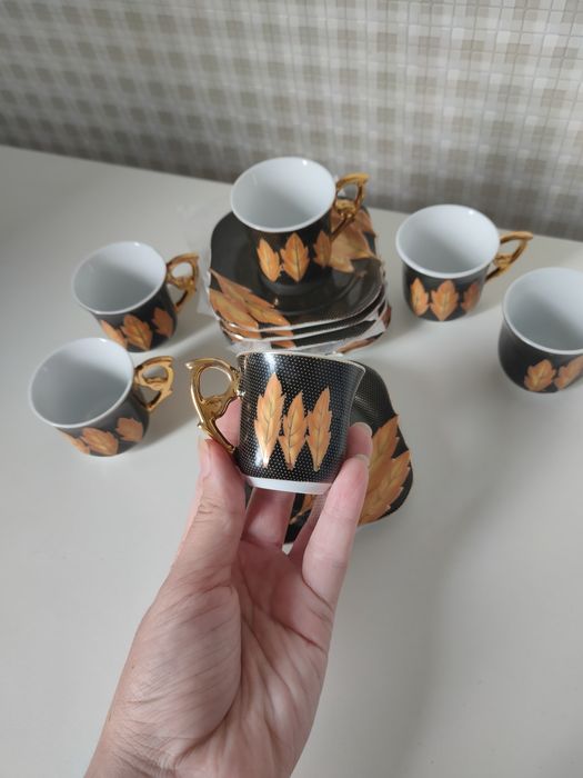 Кавовий сервіз осінній