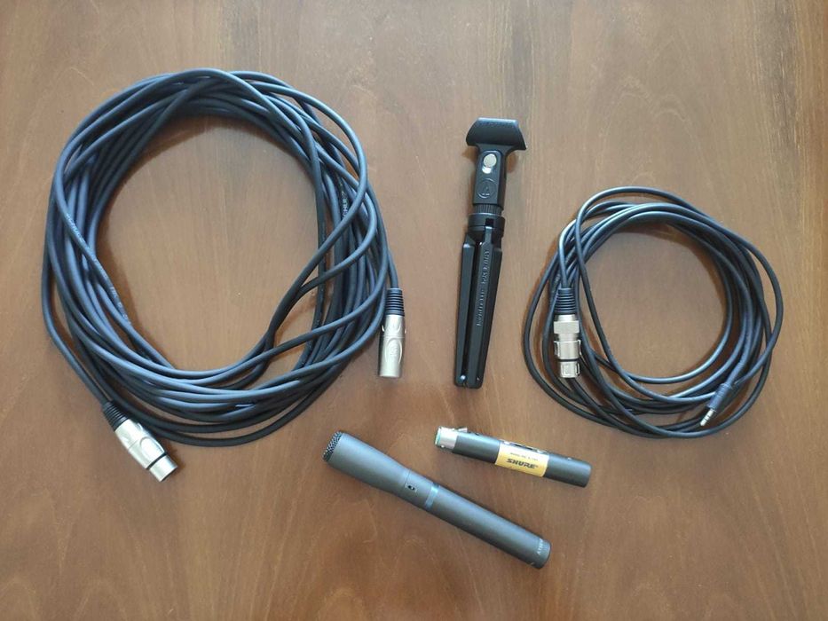 Microfone omnidirecional Audio-Technica AT8010 c/ tripé Manfrotto64584418708097120