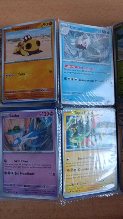 Pokemon - conjunto de cartas