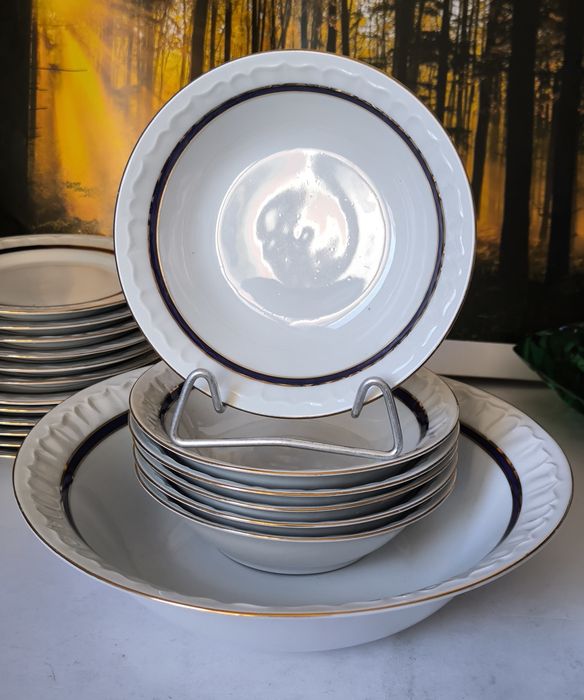 Serwis obiadowy Bogucice piękna stara porcelana