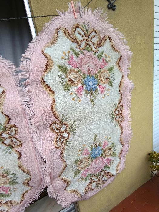 Conjunto de 3 tapetes de lã