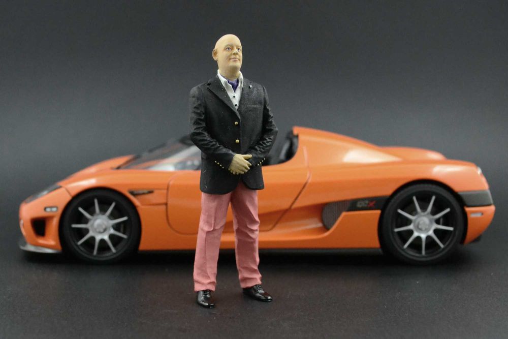 Christian von Koenigsegg Figurka 1:18 FrotniArt CCX Regera ONE:1 Agera