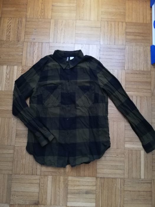 Koszula w kratę z H&M w r S