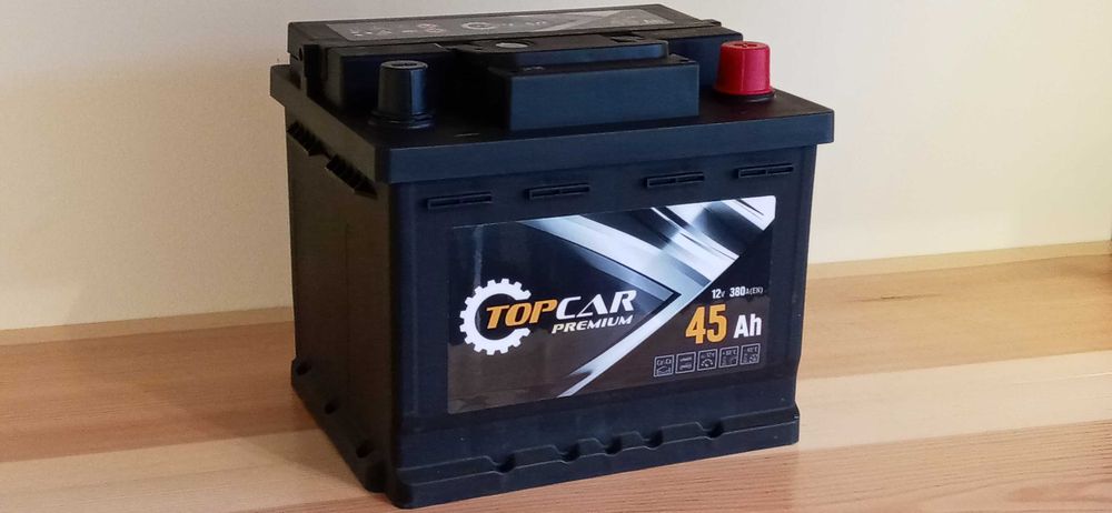 Akumulator TopCar  45Ah 360A Sosnowiec Montaż Dowóz
