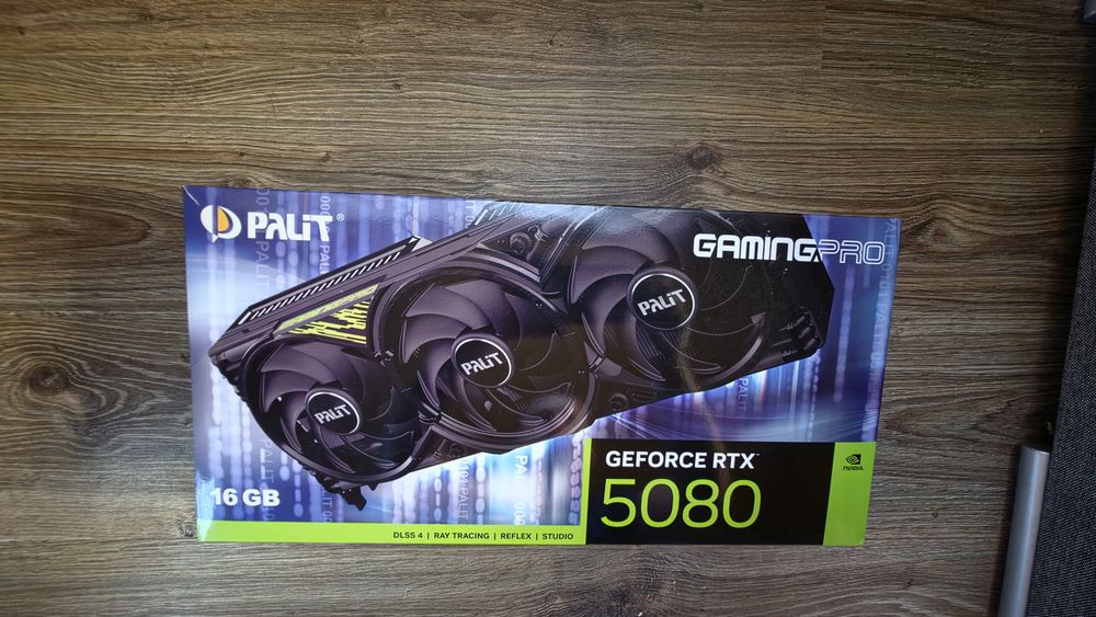 Nowa Gwarancja Palit Geforce RTX 5080 GamingPro 16GB GDDR7