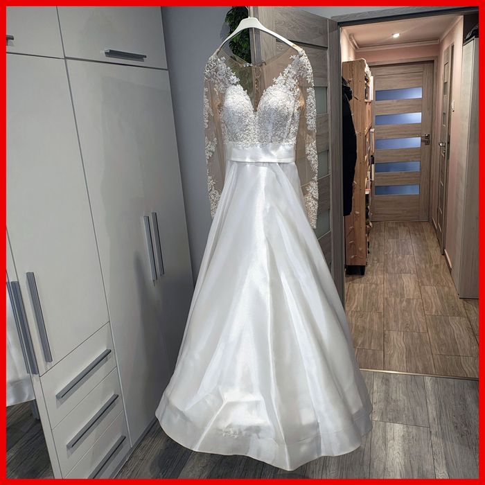 Przepiękna  Suknia Ślubna * Princess * Księżniczka * Zobacz  Foto! * M