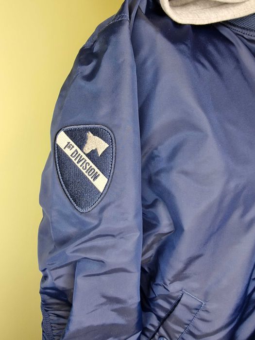 Nowa kurtka Alpha Industries MA-1 TT Hood Custom new navy rozm XXL