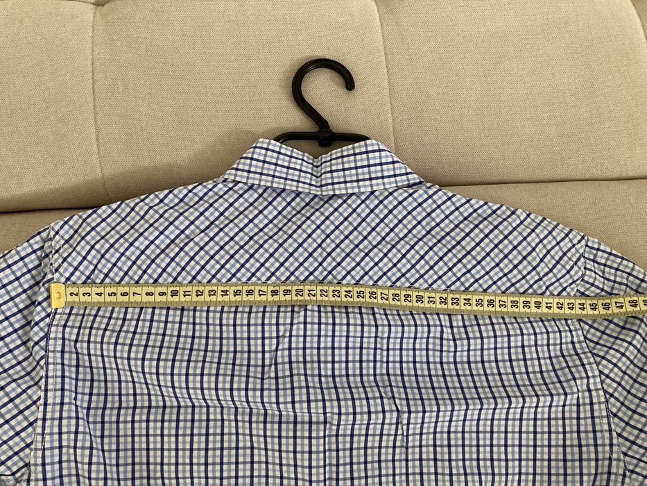 Koszula S, Reserved, krótki rękaw, krata