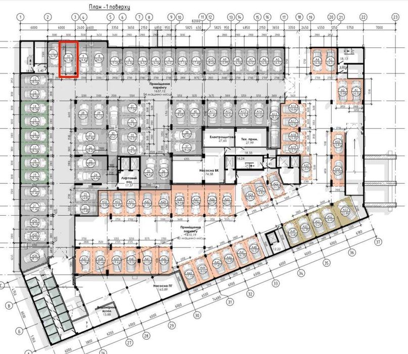 Паркоместо ЖК Моцарт, Центр