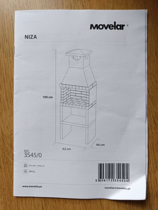 Churrasqueira Nisa com braseiro