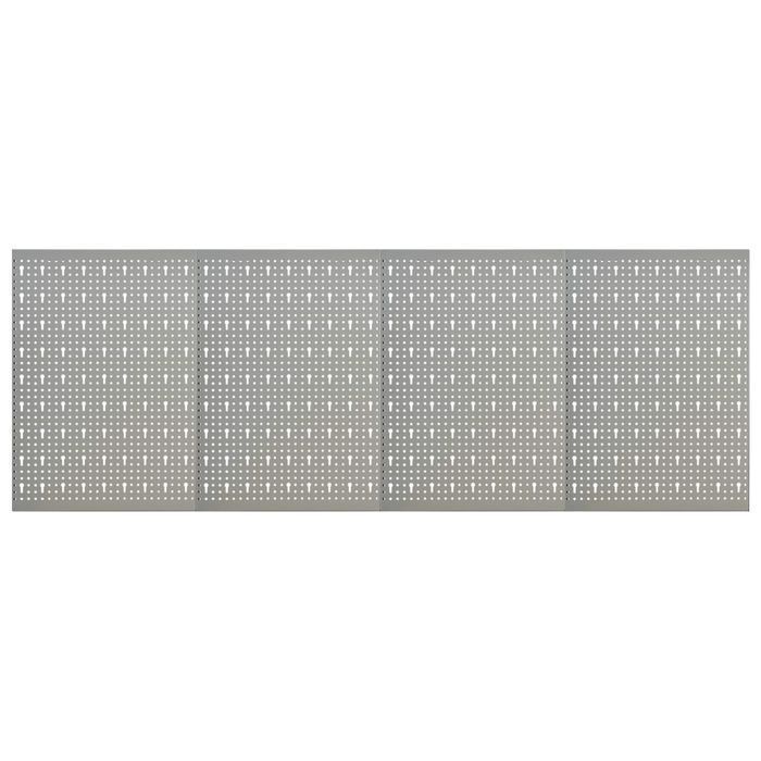 Vidaxl Ścienne Płyty Perforowane, 4 Szt., 40X58 Cm, Stal