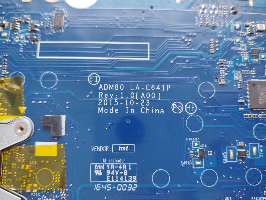 Материнська плата ADM80 LA-C641P Dell Latitude E5570 i5-6300U