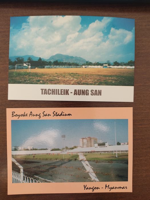 Postais estádios de Mianmar