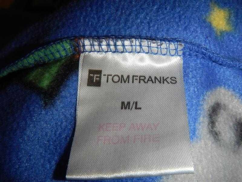 Флісовий сліп кігурумі піжама ромпер tom franks p.m\l
