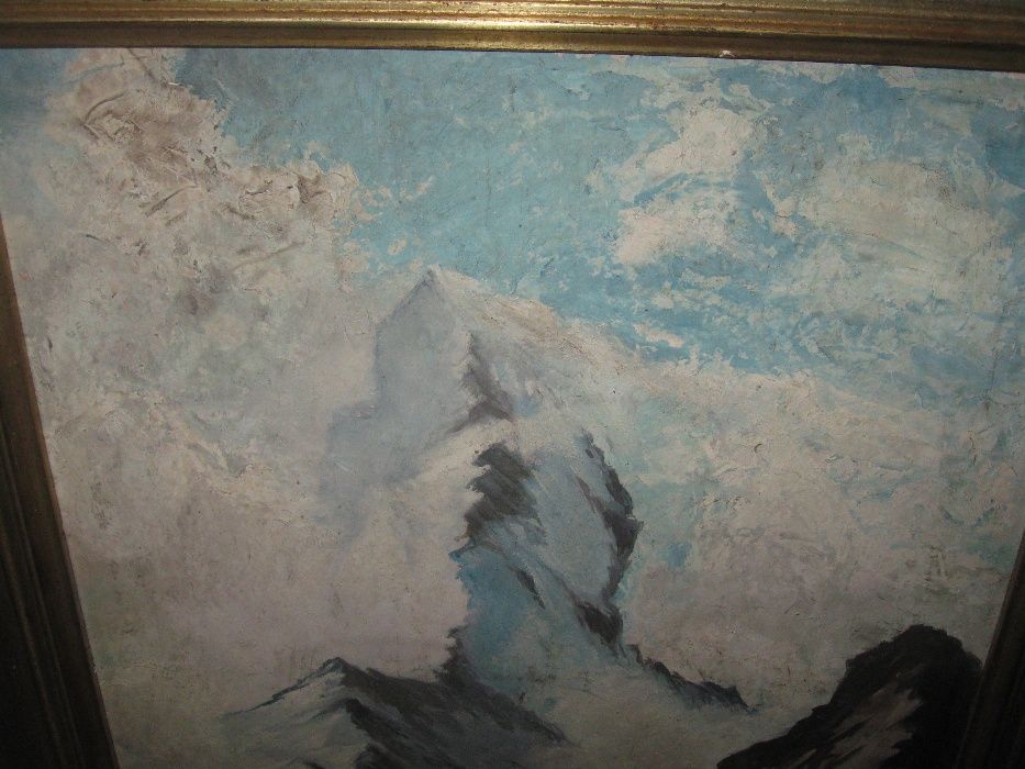 Pejzaż Górski Obraz olejny Stary, 1sza poł. 20w Polska , modernizm