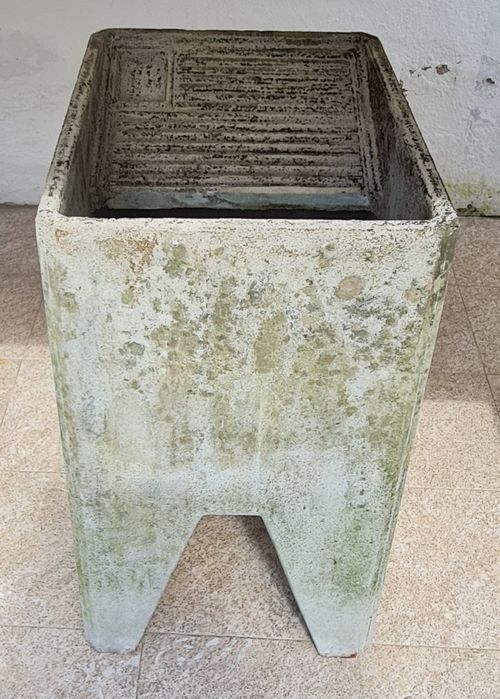 Tanque lavar roupa em cimento