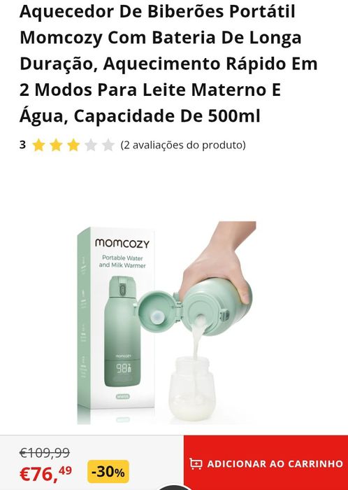 Aquecedor de bebidas portátil .